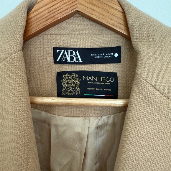 NWT Tan Overcoat. Italian wool - Picture 2 of 5